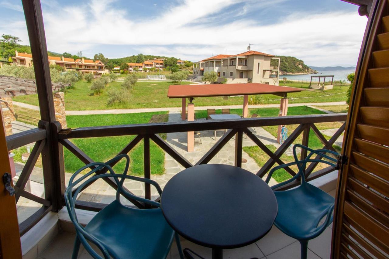 Beachfront Stylish Maisonette In Ierissos Exterior photo